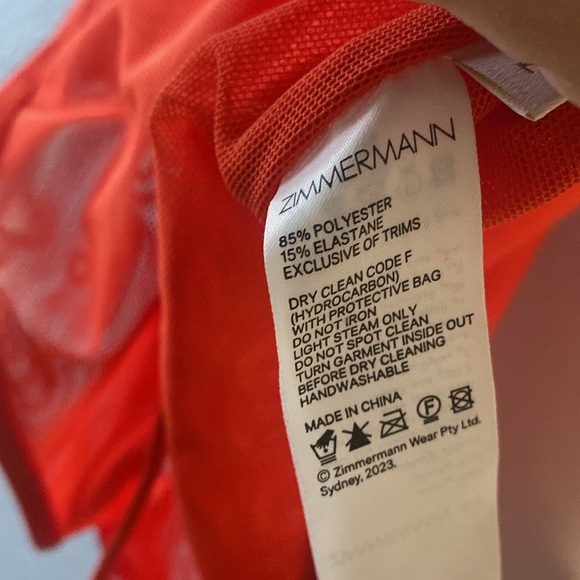 ZIMMERMANN
Mesh Scoop-Neck Bodysuit - Picture 7 of 8